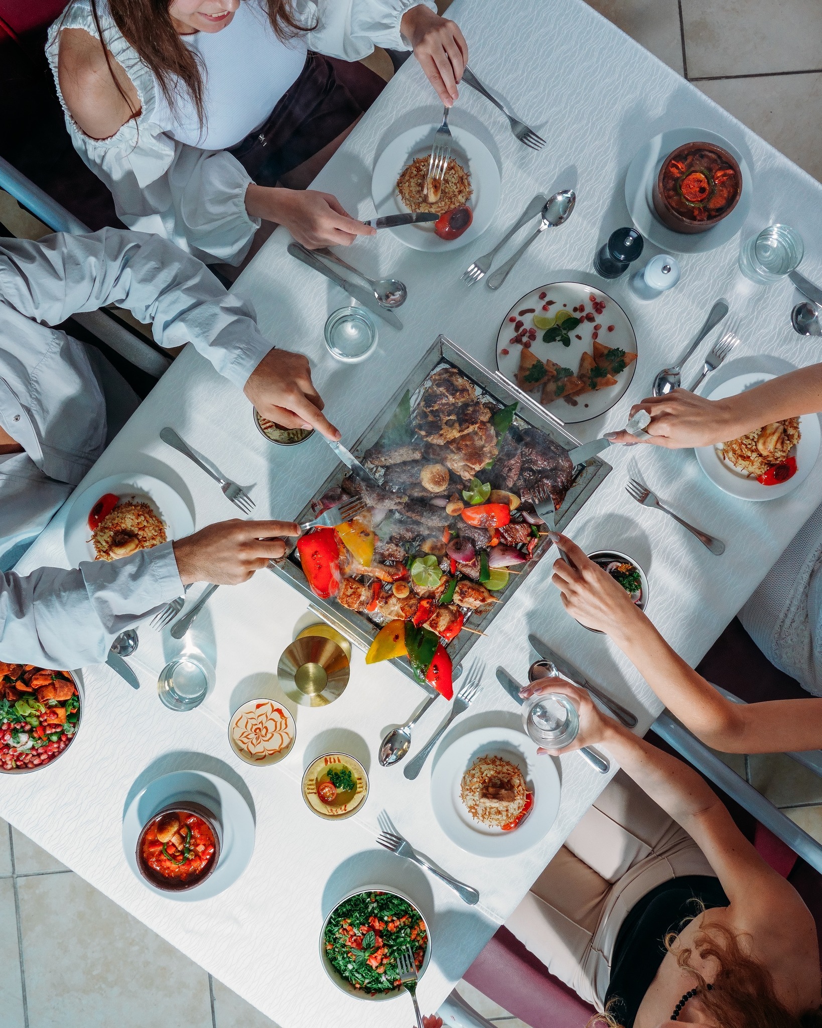 Dining table at Continental Plaza Beach Resort